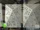 Metal Cladding 3D Shape Architectural Aluminum Sheet For Wall Decoration Facades System Anti Rust supplier