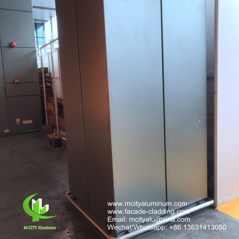 Powder Coated Aluminum Solid Panel for Facade Cladding