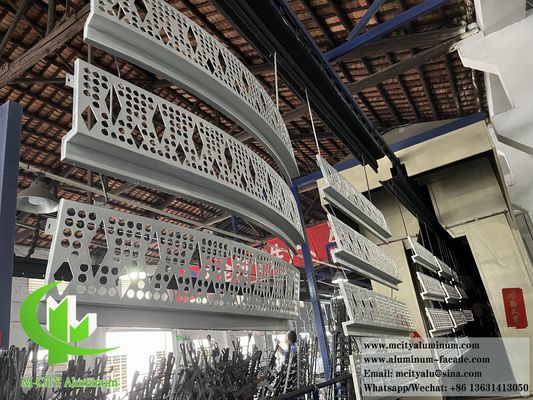 Good price 3mm Thickness Powder Coated CNC Cut Aluminum Sheet for Customizable Wall Cladding Designs online