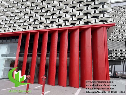 Good price Powder Coated Perforated Aluminum Sheet 1200x2400mm for Sun Shading Facade Decoration online