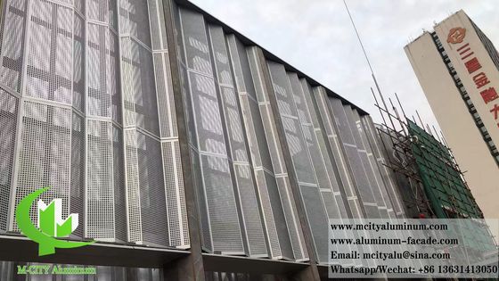 Good price Customizable Powder Coated Perforated Architectural Decorative Screen Panels for Exterior Wall Cladding online