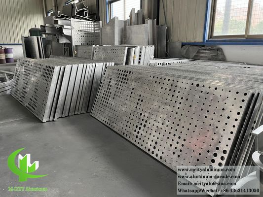 Good price 3mm Powder Coated Perforated Aluminum Facade Panel with Customizable Designs for Building Cladding online