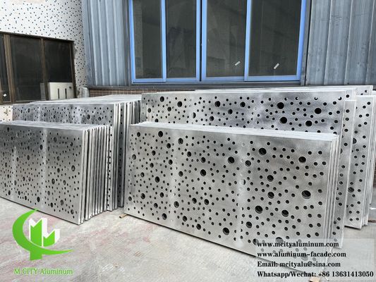Good price Powder Coated Perforated Aluminum Facade Panel with Customizable RAL Colors and 3mm Thickness for Wall Cladding online