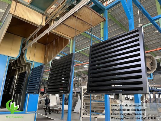 Good price Aluminum Air Conditioner Cover Heat Pump Cover Metal Screen Outdoor Application online