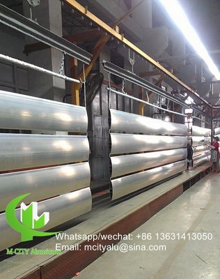 Good price PVDF Coated Oval Shape Aluminum Aerofoil Louver 100mm-600mm for Facade Window online