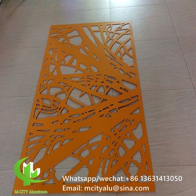 Good price Custom Tree Patterns Laser Cut Aluminum Screen Panel with Powder Coated Surface and 1000x2000mm Standard Size online