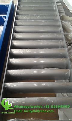 Good price Powder Coated Oval Shape Aluminum Aerofoil Louver 6063-T5/T6 Alloy for Facade Curtain Wall online