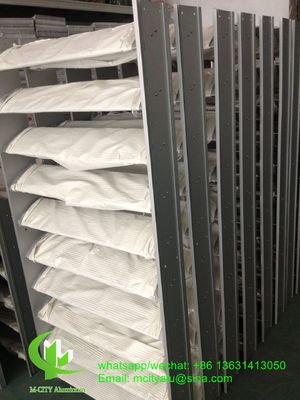 Good price Aluminum sun louver Aerofoil profile aluminum louver for window facade online