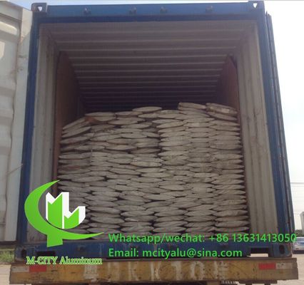 Good price Powder Coated Oval Shape 6063-T5/T6 Aluminum Aerofoil Louver for Facade Curtain Wall online