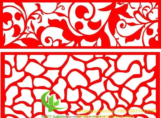 Good price Aluminum laser cut panel sheet for fence decoration perforated wall panel online