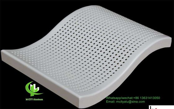 Good price Metal aluminum perforated cladding panel for facade curtain wall  with 3mm thickness aluminum panel online