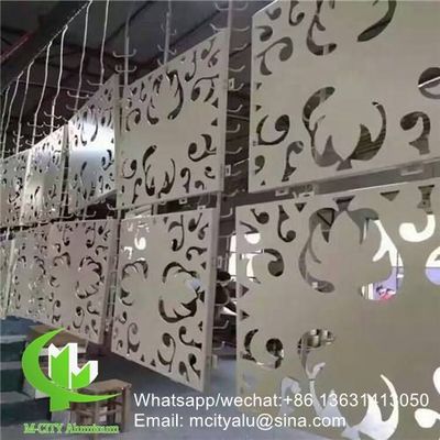 Good price 2.5mm Hollow Pattern Aluminum Cladding Panel with PVDF Finish for Facade Curtain Wall online
