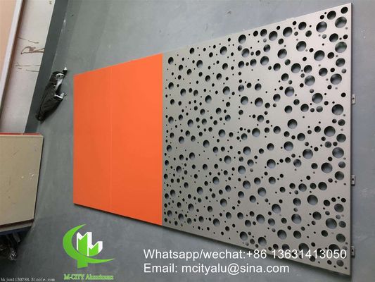 Good price perforated 3mm metal aluminum cladding panel with powder coated for facade curtain wall solid panel single panel online
