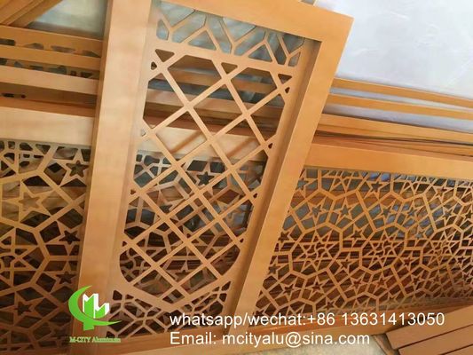 Good price 3mm Hollow Pattern Aluminum Cladding Panel with PVDF Finish for Facade and Curtain Wall online