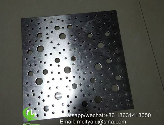 Good price CNC Laser Cut Perforated Aluminum Panel with Powder Coated Finish in Custom RAL Colors for Facade Cladding online