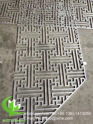 Good price Laser Cut Powder Coated Aluminum Facade Panel with Custom Patterns for Decorative Screen online