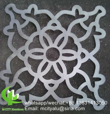 Good price 10mm Thick Powder Coated Perforated Aluminum Facade Panel with Custom Laser Cut Patterns online