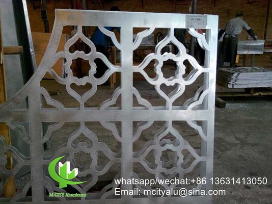 Good price 3mm Thickness Powder Coated Custom CNC Carved Perforated Aluminum Cladding Panel for Facade online