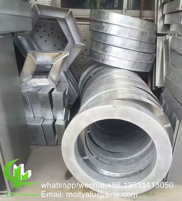 Good price Custom Made Powder Coated Aluminum Cladding Panel 1000x2000mm for Facade Curtain Wall online