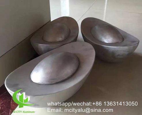 Good price Powder Coated Aluminum Solid Panel for Facade with Customizable Patterns and 2.5mm Thickness online