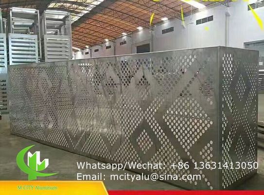 Good price Custom Size Aluminum AC Cover with PVDF Paint and CNC Cutting for Decorative Screen online