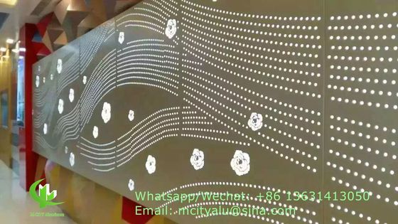 Good price Custom Made 2.5mm Thickness Powder Coated Perforated Aluminum Panel for Facade Cladding online