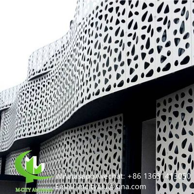 Good price 2.5mm Thickness Aluminum Carving Panel Powder Coated with Custom Patterns for Facade Decoration online