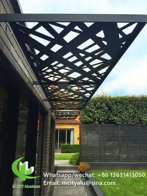 Good price 3mm Powder Coated Aluminum Perforated Panel for Facade with Custom Patterns online