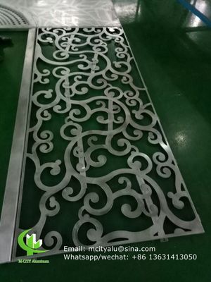 Good price 2.5mm thickness powder coated aluminum facade panel with custom patterns for curtain wall decoration online