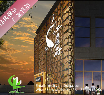 Good price aluminum solid panel facade cladding custom made 2.5mm thickness for curtain wall facade decoration online