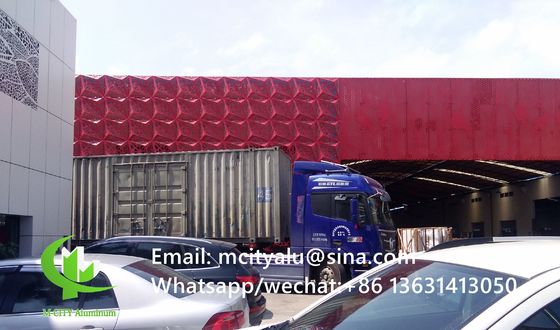 Good price 2.5mm Thick Powder Coated Perforated Aluminum Panel with Customizable Patterns for Facade Cladding and Curtain Wall online