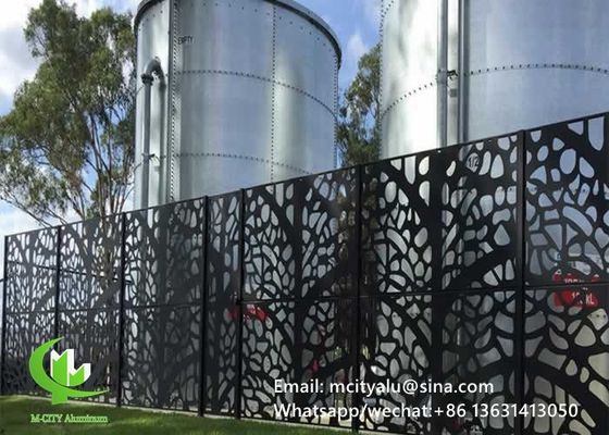 Good price powder coated Perforated 3mm Metal aluminum screen patterned facade cladding online