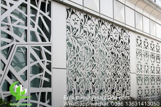Good price 2mm thickness aluminum perforated panel with powder coated finish for customizable facade cladding designs online
