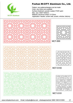 Good price Powder Coated Aluminum Perforated Panel with Customizable Patterns and 1.5-10mm Thickness for Facade Cladding online