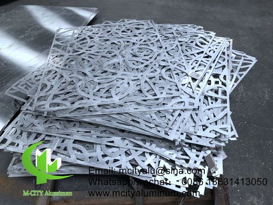 Good price Powder Coated CNC Laser Cut Perforated Aluminum Facade Panel with Custom RAL Colors online