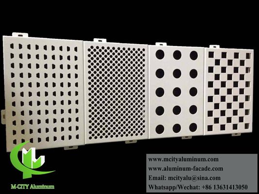 Good price CNC Perforating PVDF Coated Aluminum Cladding Panel with Customized Design for Outdoor Facade online