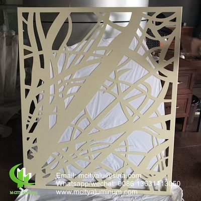 Good price Powder coated 3mm thick aluminum perforated screen with customizable patterns for balcony and facade online