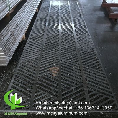 Good price 10mm Thickness Powder Coated Aluminum Privacy Screen with Custom Patterns for Decorative Laser Cut Panel online
