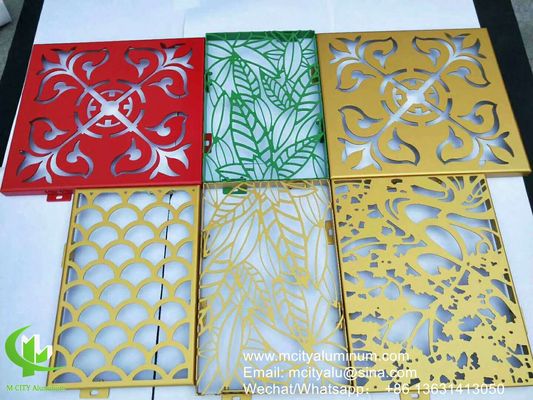 Good price Powder Coated Perforated Aluminum Panel with Customizable RAL Colors and CNC Turret Punching for Facade Cladding online