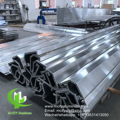 Good price Powder Coated Aluminum Solid Panel with Customizable Designs and CNC Turret Punching for Facade Cladding online