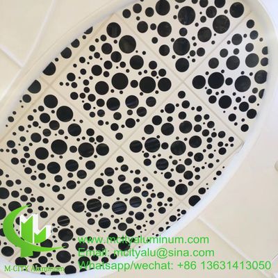 Good price Powder Coated Aluminum Laser Cut Panel with Custom RAL Colors in 1000x2000mm Size for Decorative Perforated Screen online