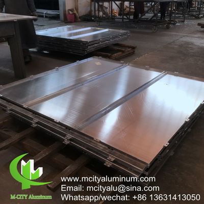 Good price 3mm Powder Coated PVDF Aluminum Solid Panel Cladding with Customizable RAL Colors and CNC Cutting & Bending online