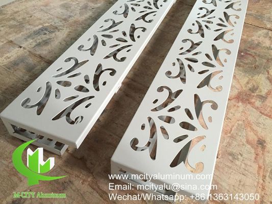 Good price Powder Coated Perforated Aluminum Facade Panel with Custom RAL Colors and CNC Turret Punching for Architectural Cladding online