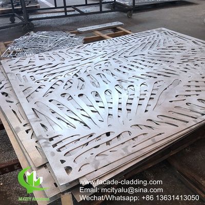 Good price Powder Coated Laser Cut Perforated Aluminum Panel for Facade Cladding in Custom RAL Colors online