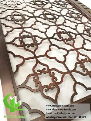 Good price Powder Coated Aluminum Laser Cut Panel with Customizable RAL Colors for High-Rise Building Space Dividers online