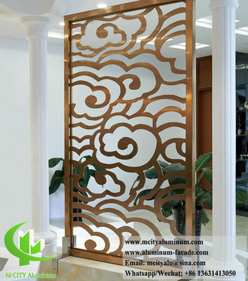 Good price Architectural Metal Screen With Laser Cut Pattern Aluminum Sheet 10mm online