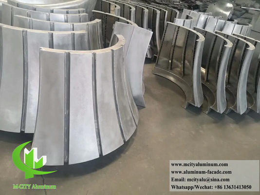 Good price Customized Metal Cladding Panels Aluminium Facades Double Curved online