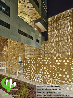 Good price Customizable Dimensions and Any RAL Color Powder Coated Aluminum Facade Cladding Panel for Buildings online