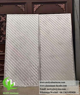 Good price 10mm Thick Laser Cut Aluminum Screen Panel with Powder Coated Finish for Gates and Facades online