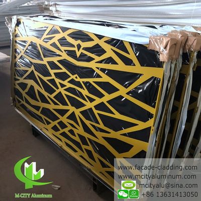 Good price CNC Carving Perforated Aluminum Panel with PVDF Paint and Custom RAL Colors for Facade Cladding online